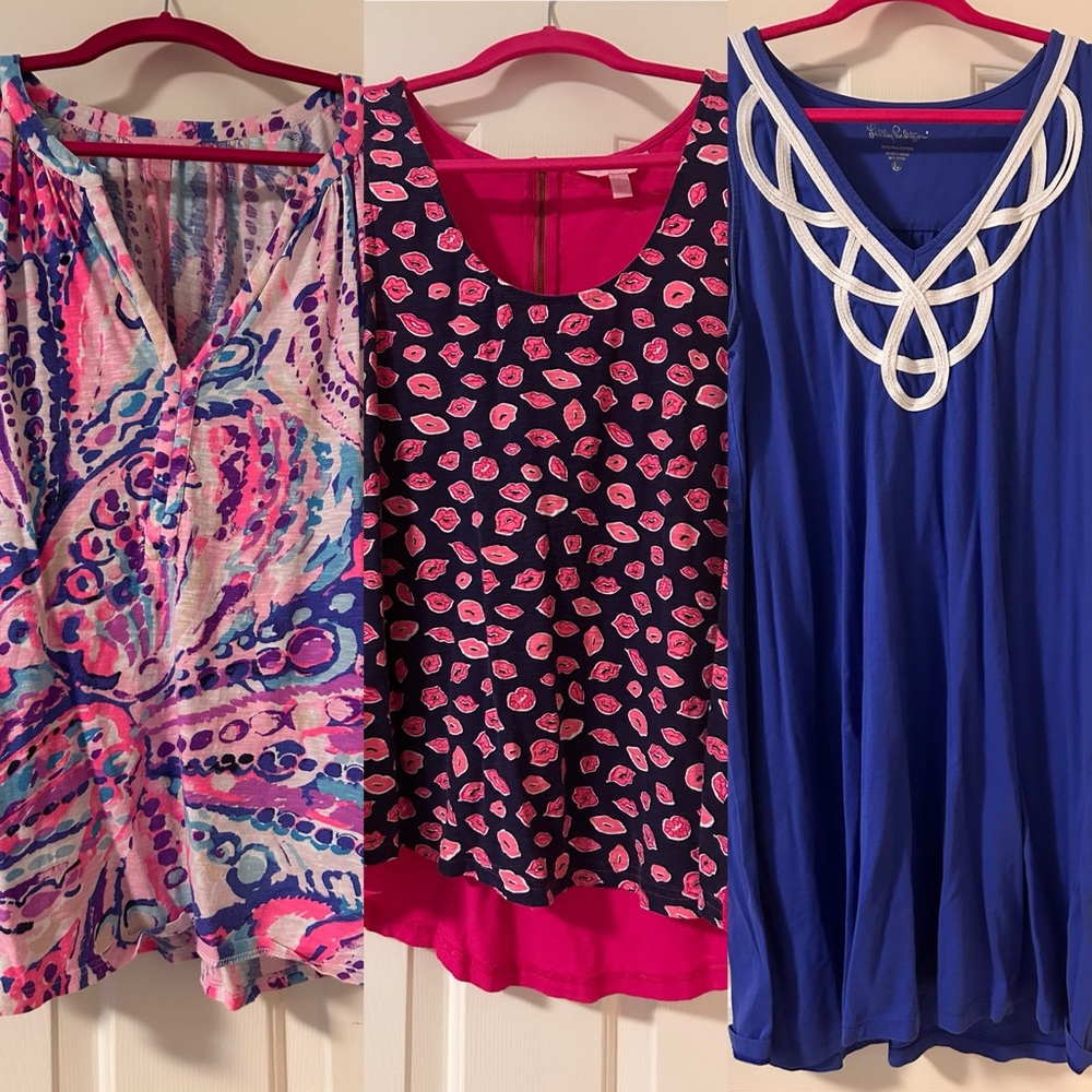 Lilly Pulitzer top, tank and dress - Size Large